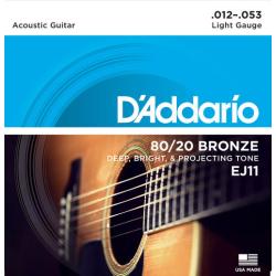 D'ADDARIO EJ11 struny do gitary akustycznej